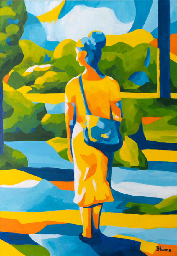 Woman in a Park